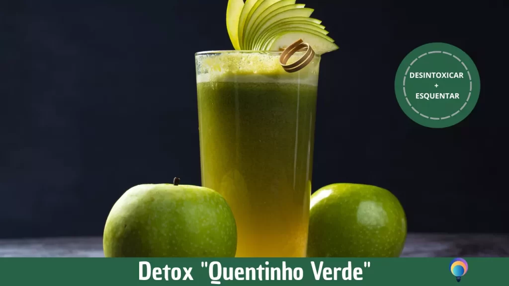 Suco Detox que aquece no inverno - couve, canela e maçã verde
