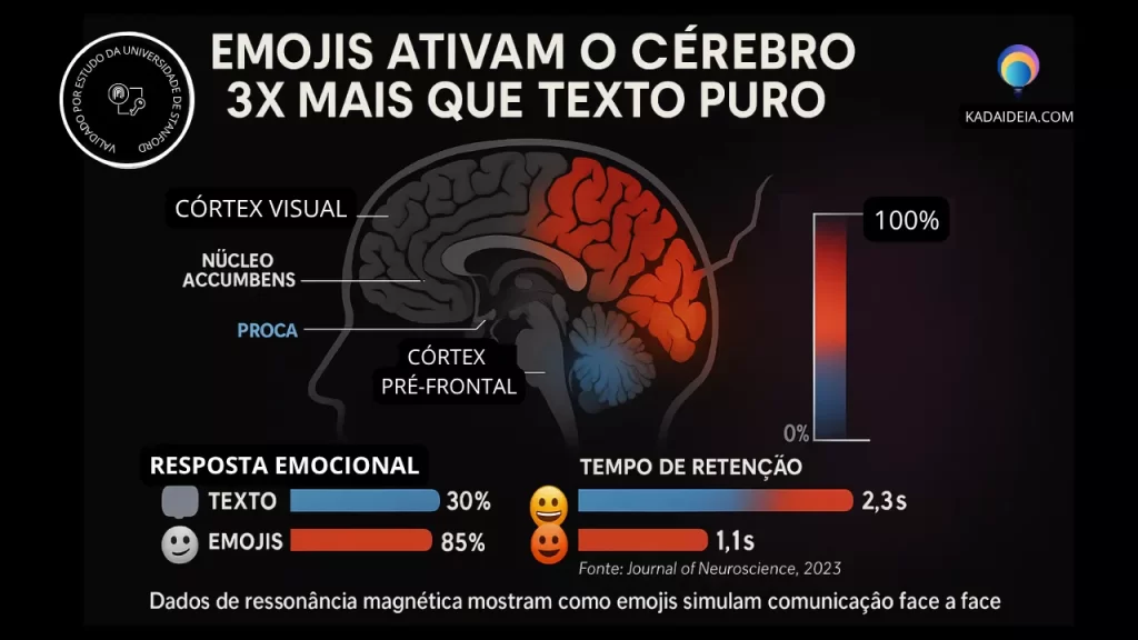 Gráfico FMRI emojis vs texto relacionamento (teste emoji para casais)