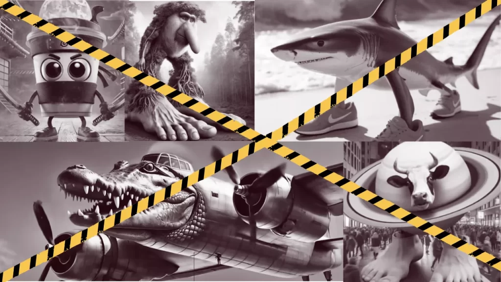Essas imagens: Capuccino assassino, Bombardiro Crocodilo, tubarão de tênis da Nike, aparece nas opções dos vídeos do Youtube Kids do seu filho? Fique alerta.